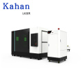 Kh-4020 3000W 5000W 10000W High Power Whole Cover Exchange Platform Working Table Metal Fiber Laser Cutting Machine for Carbon Stainless Al Brass Metal Cutting